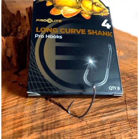 Hameçon Carpe Pro Elite Baits Anzuelo Long Curve Shank