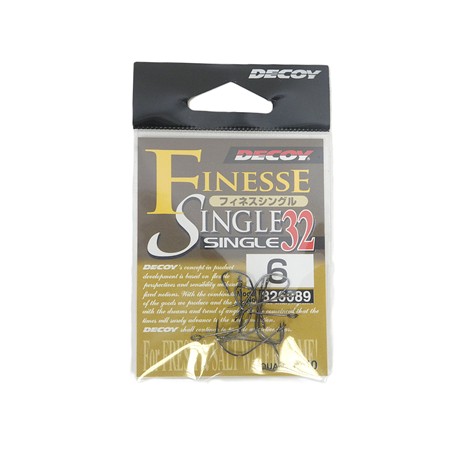 Hameçon Decoy Finesse Single 32 - N°6