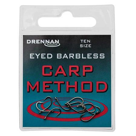 Hameçon Drennan Eyed B'less Carp Method