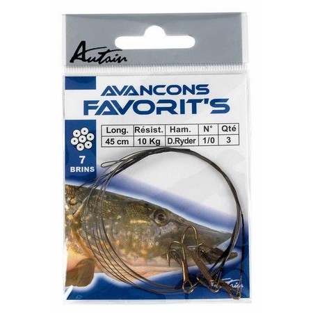 Hameçon Monté Autain Favorit's 45Cm - Par 3