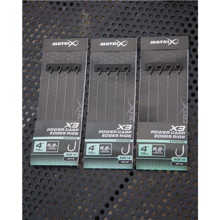 HAMEÇON MONTÉ FOX MATRIX X3 POWER CARP EDGE RIGS