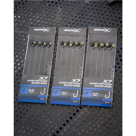 HAMEÇON MONTÉ FOX MATRIX X7 CARP METHOD BAND RIGS