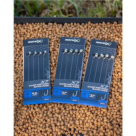 HAMEÇON MONTÉ FOX MATRIX X7 CARP METHOD BAND RIGS