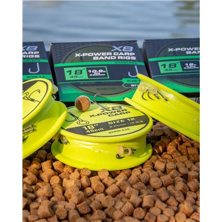 HAMEÇON MONTÉ FOX MATRIX X8 X-POWER CARP BAND RIG