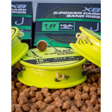 HAMEÇON MONTÉ FOX MATRIX X8 X-POWER CARP BAND RIG