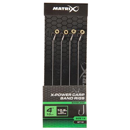 Hameçon Monté Fox Matrix X8 X-Power Carp Band Rigs