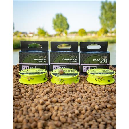 HAMEÇON MONTÉ FOX MATRIX X9 CARP WIDE GAPE BAND RIG