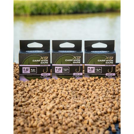 HAMEÇON MONTÉ FOX MATRIX X9 CARP WIDE GAPE BAND RIG