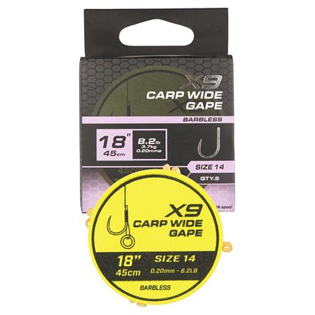 Hameçon Monté Fox Matrix X9 Carp Wide Gape Band Rig