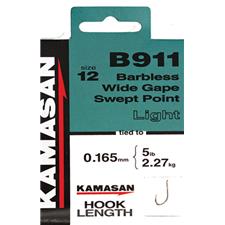 Ami Kamasan B911 Eyed Barbless - misura 10