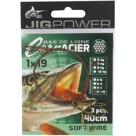 Hameçon Monté Powerline Jig Power 1X19 Ryder - Par 3