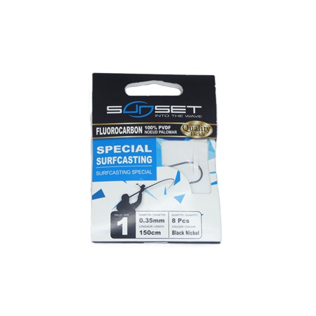 Hameçon Monté Sunset Rs Compétition Spécial Surfcating / Fluoro - N°1