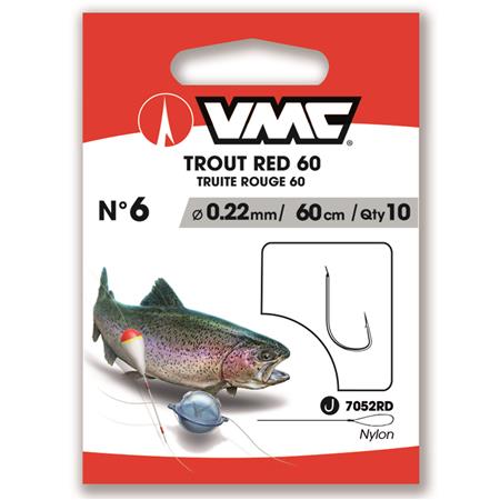 HAMEÇON MONTÉ VMC TROUT RED 60