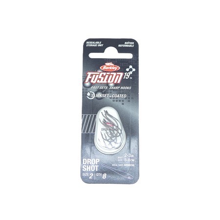 Hameçon Simple Berkley Fusion19 Drop Shot - Size 2 - Par 8