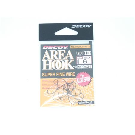 Hameçon Simple Decoy Area Hook Type-Ie - N°6