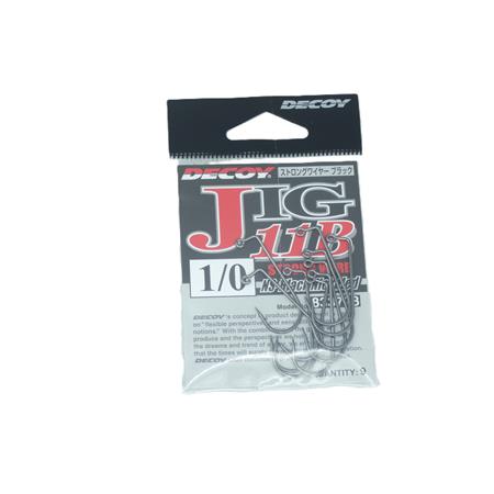 Hameçon Simple Decoy Jig 11 B Stong Wire Black - N°1/0