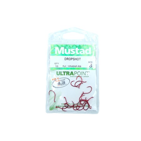 Hamecon Simple Mustad 10546Np-Rb - 6 - Par 10