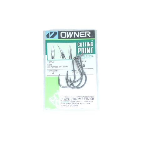 Hameçon Simple Owner Cutting Point - N°6/0