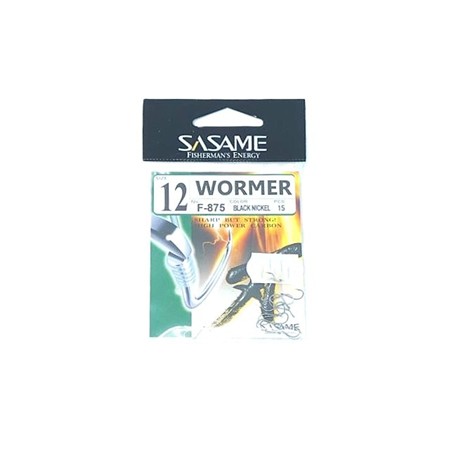 Hameçon Simple Sasame Wormer Hook - N°12 - Par 15