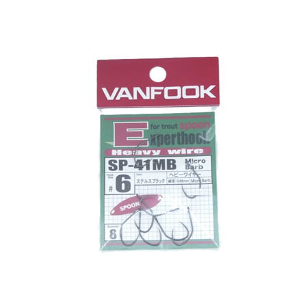 Hameçon Simple Vanfook Expert Hook For Trout Spoon Sp-41Mb - N°6 - Par 5