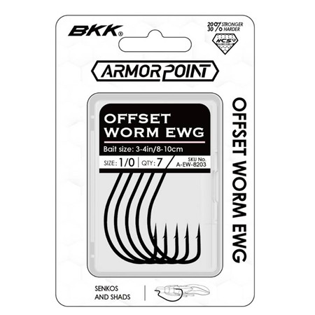 HAMEÇON TEXAN BKK OFFSET WORM EWG