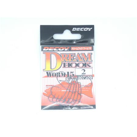 Hamecon Texan Decoy Dream Hook Worm 15 - Pack - N°2