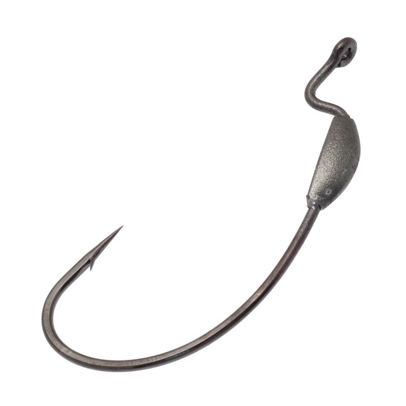 Hameçons Decoy Texan Worm 18 6/0 - Lot De 4, Pour Pêche Du Gros Brochet Et Sandre, Avec Axe Renforcé