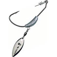 Gunki Hameçon Texan Lesté Flash N°5/0 - 14g - Neutre - 39216 - Pêche Prédateurs