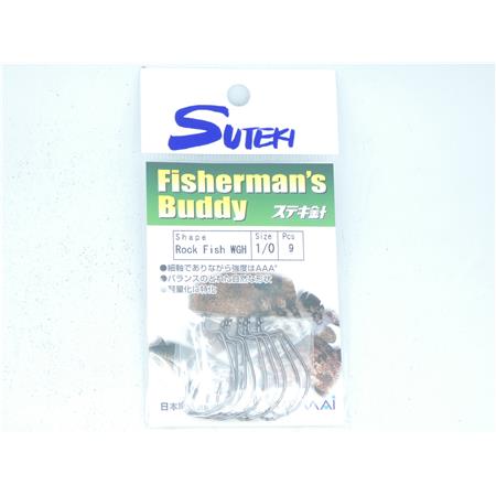 Hameçon Texan Suteki Fisherman's Buddy Rock Fish Wgh - N°1/0
