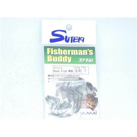 Hameçon Texan Suteki Fisherman's Buddy Rock Fish Wgh - N°3/0