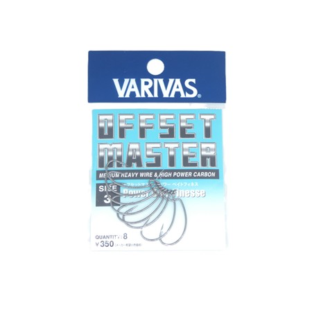 Hameçon Texan Varivas Offset Master Power Bait Finesse - N°3