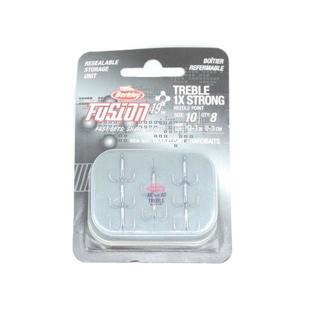 Hameçon Triple Berkley Fusion19 Treble 1X Strong - N°10