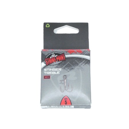 Hameçon Triple Fox Rage Strike Point Stinger Treble - N°4