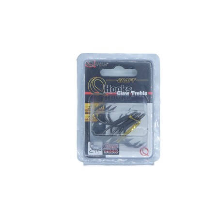 Hamecon Triple Quantum Claw Treble Hooks - N°4/0