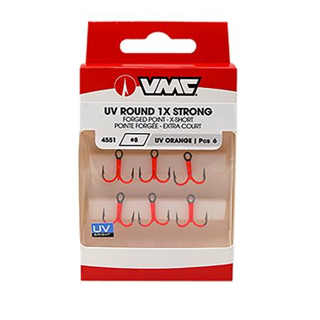 Hameçon Triple Vmc 4551Uv Uv Round 1X