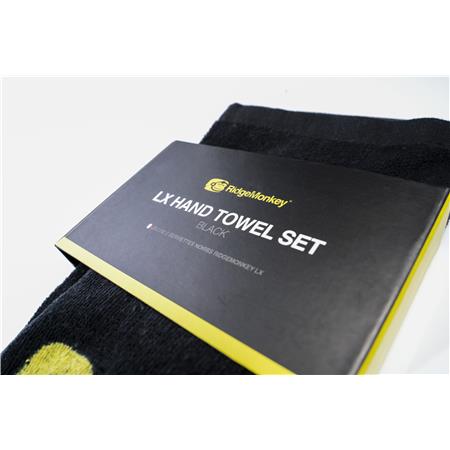 HANDDOEK RIDGE MONKEY LX HAND TOWEL SET BLACK