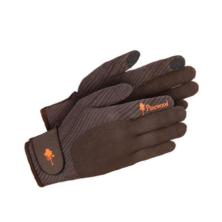 Handschuhe Pinewood Hunters Stretch Extreme - Moss Green/Marron