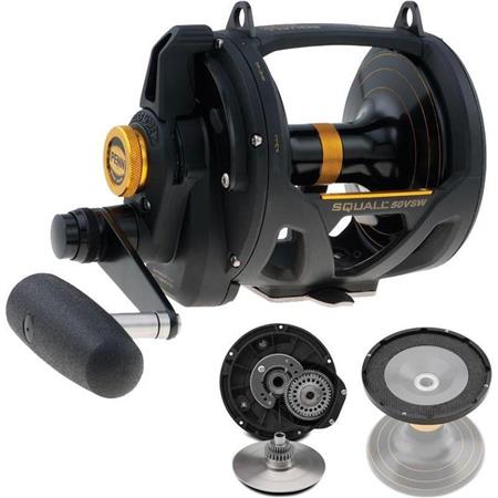 HAVFISKERULLE TIL TROLLING PENN SQUALL LEVER DRAG 2 SPEED