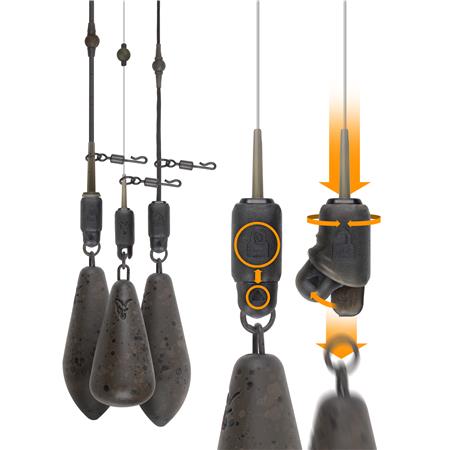 HELICOPTER CLIP KIT FOX EDGES HELI-CLIPS