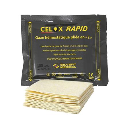 Hemostatic Gauze Celox Medical Rapid Chitosane