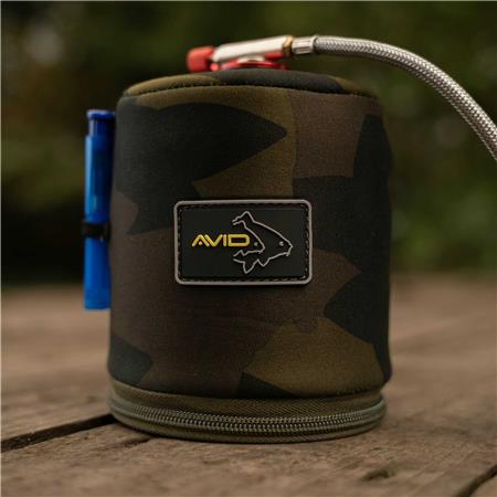 HENGEL BESCHERMHOES AVID CARP CAMO NEOPRENE GAS CANISTER HOLDER