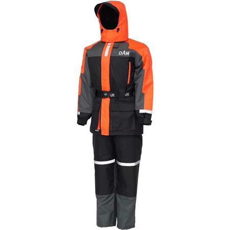 Heren Drijfpak Dam Outbreak Floatation Suit - Zwart/Oranje