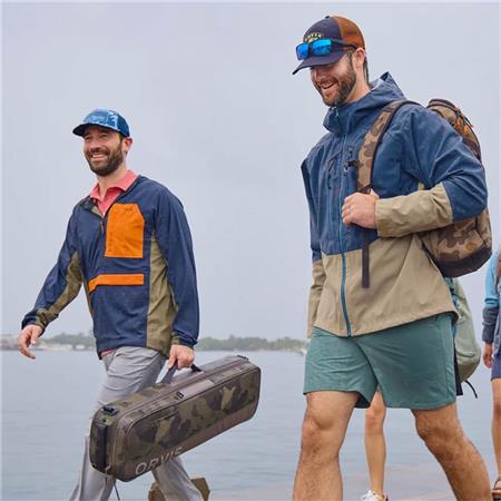HEREN JAS ORVIS PRO FISHING JACKET - GRIS/BLEU