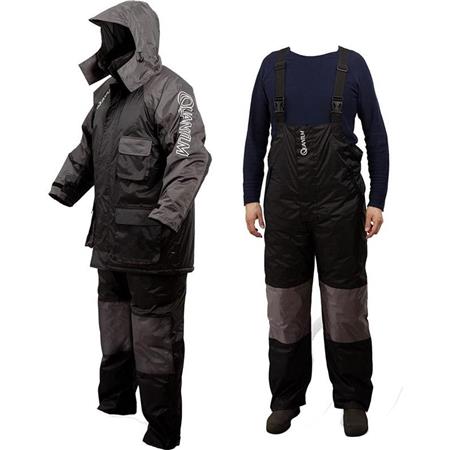 Heren Jas + Overall Quantum Winter Suit - Zwart/Grijs