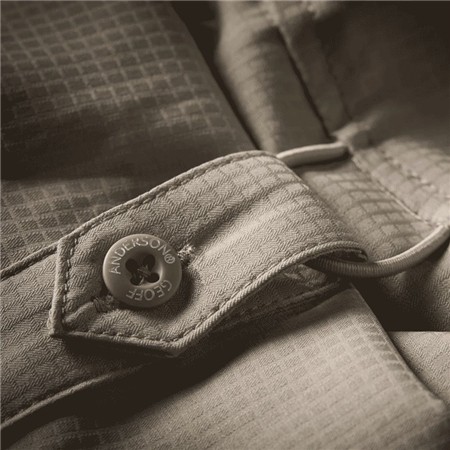 HEREN OVERHEMD MET KORTE MOUWEN GEOFF ANDERSON EZMAR LIGHT S/S - KHAKI