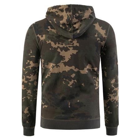 HEREN SWEAT - CAMO ZWART KORDA ZIP HOODIE