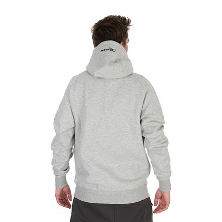 HEREN SWEAT - GRIJS FOX MATRIX BLACK EDITION FULL ZIP HOODY