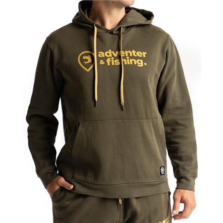Heren Sweat - Kaki Adventer & Fishing Goldem