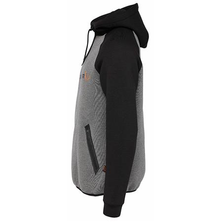 HEREN SWEAT SAVAGE GEAR TEC-FOAM HOODIE - GRIS/NOIR