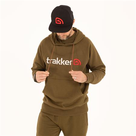 HEREN SWEATER - KAKI TRAKKER CR LOGO HOODY